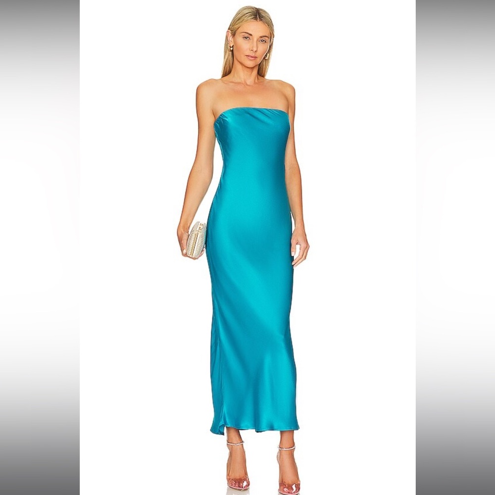 x REVOLVE Angel Strapless Midi Dress